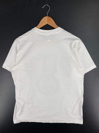 90's UNIVERSITY OF PITTSBURGH Size L Vintage College T-Shirt / A3107