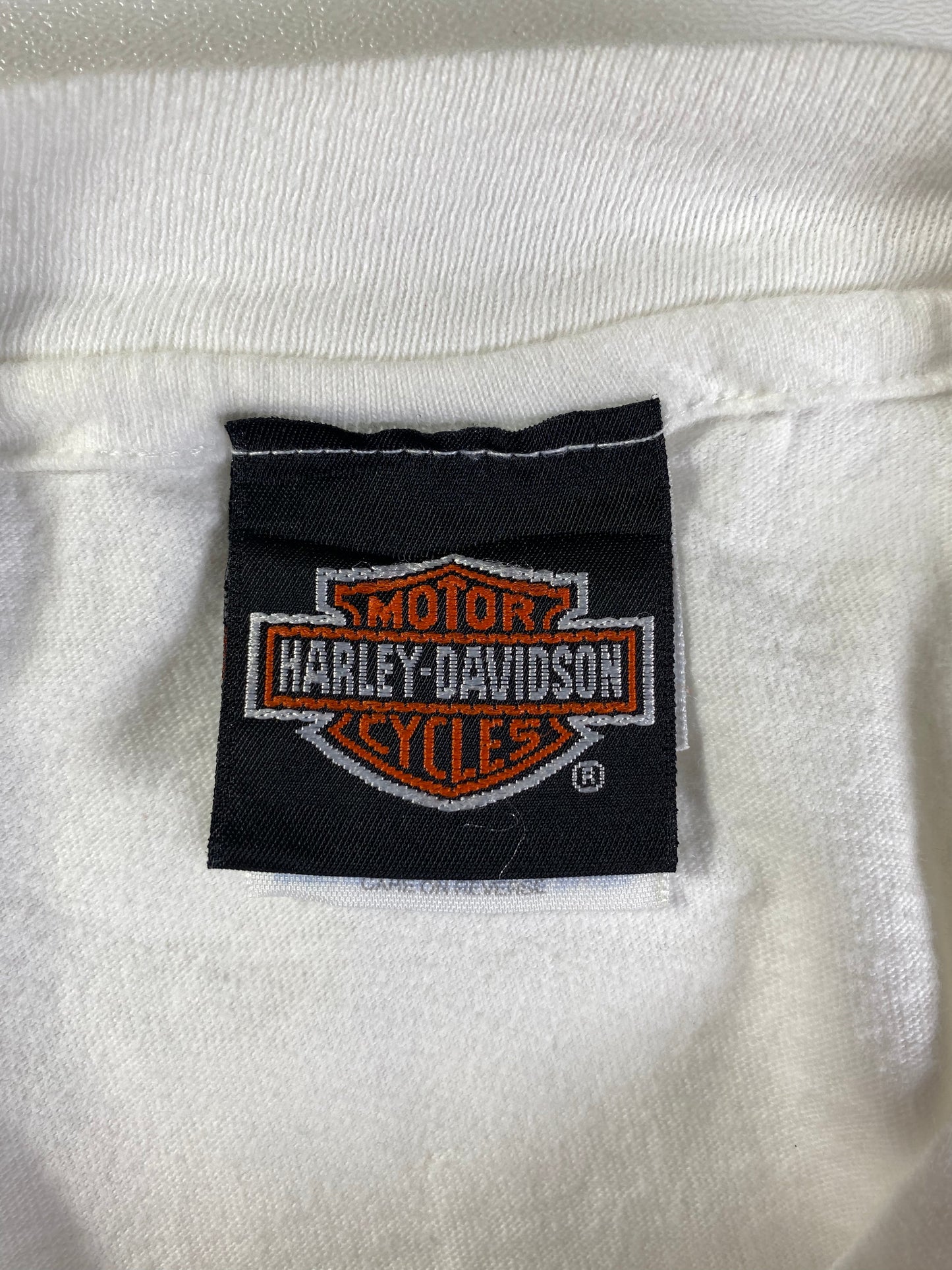 1995 HARLEY DAVIDSON Made in USA Size L Vintage Long Sleeve T-Shirt / E3843T