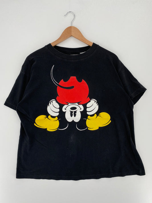 90's DISNEY MICKEY Size No Tag (Approx.XL) Vintage T-Shirt / A3112