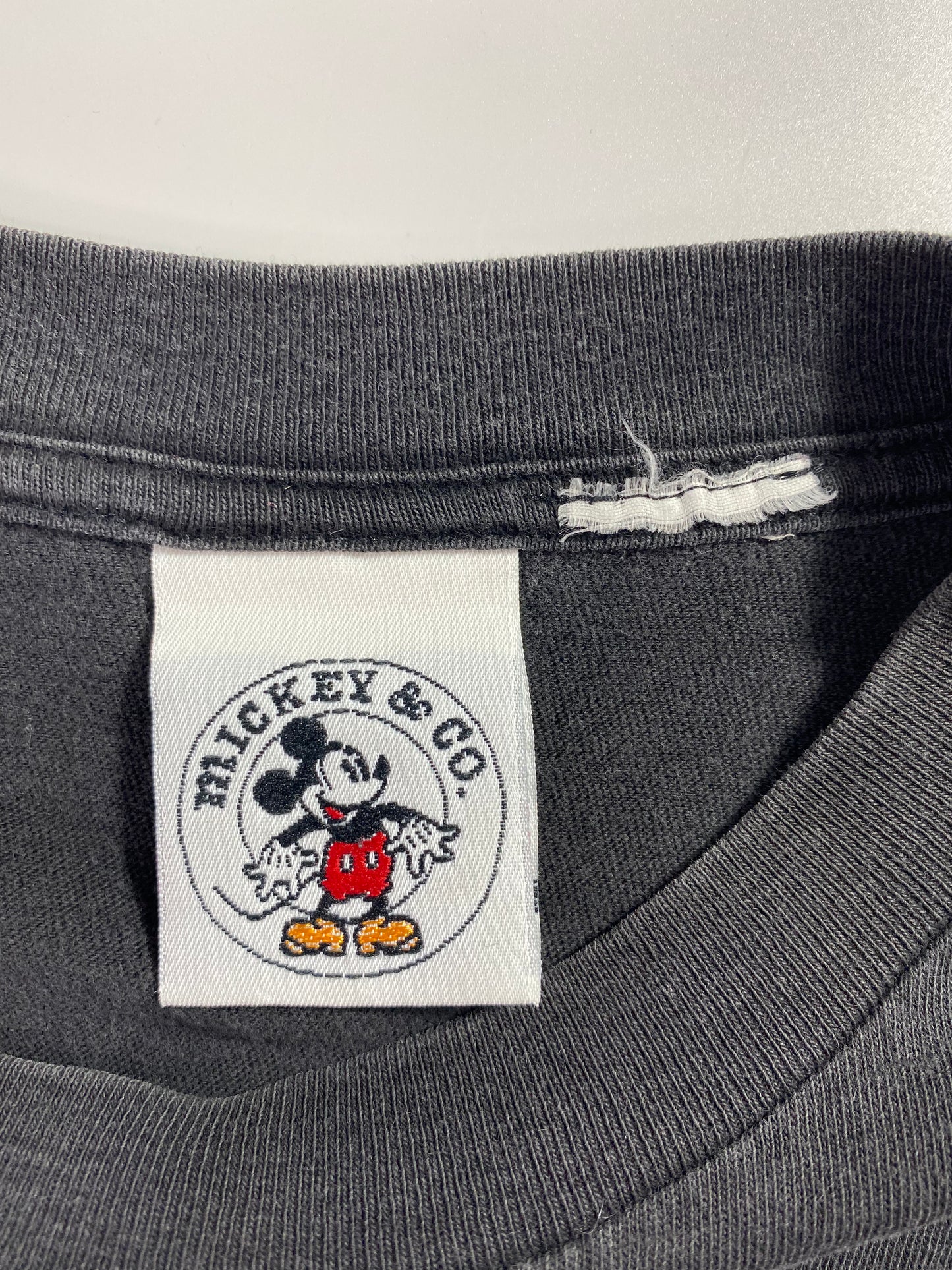 90's DISNEY MICKEY Size No Tag (Approx.XL) Vintage T-Shirt / A3112