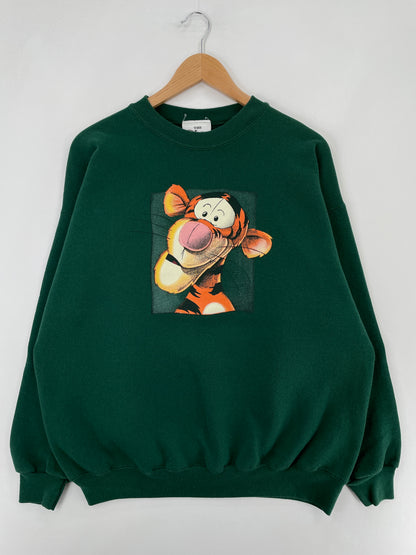 Vintage DISNEY TIGGER Made in USA Size XL Sweat-shirt / E2473S
