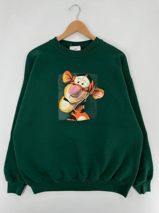 Vintage DISNEY TIGGER Made in USA Size XL Sweat-shirt / E2473S