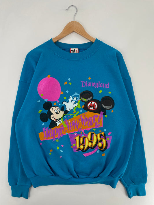 1995 DISNEY MICKEY Made in USA Size XL Vintage Sweat-shirt / E2476S