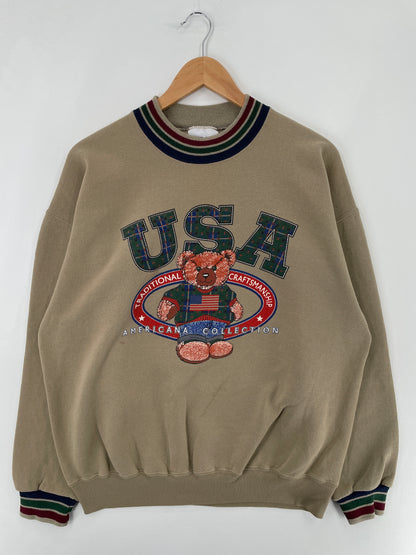 90's BEAR Made in USA Size XL Vintage Sweat-shirt / E2492S