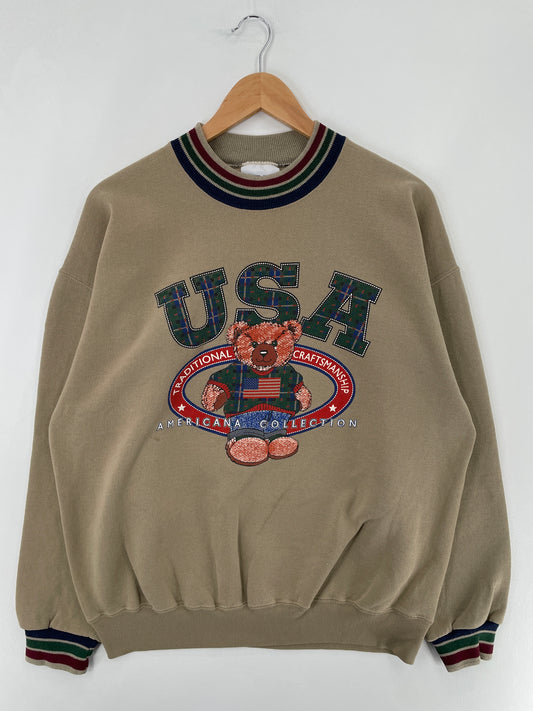 90's BEAR Made in USA Size XL Vintage Sweat-shirt / E2492S