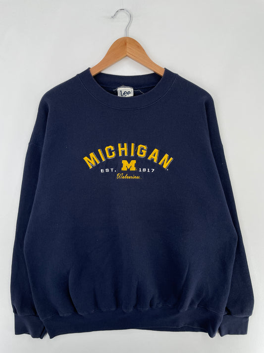 90's MICHIGAN Size XL Vintage College Sweat-shirt / E2507S
