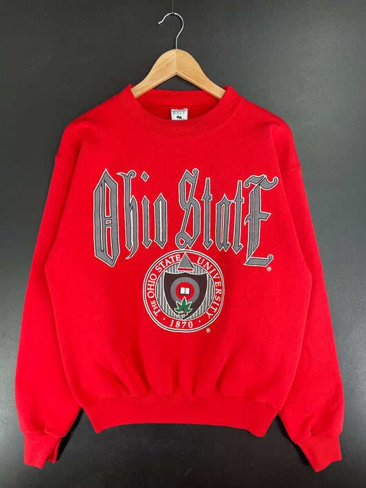 90's OHIO STATE Made in USA Size M Vintage College Sweat-shirt / E2513S