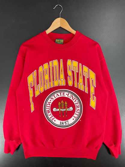 90's FLORIDA STATE Made in USA Size L Vintage College Sweat-shirt / E2514S