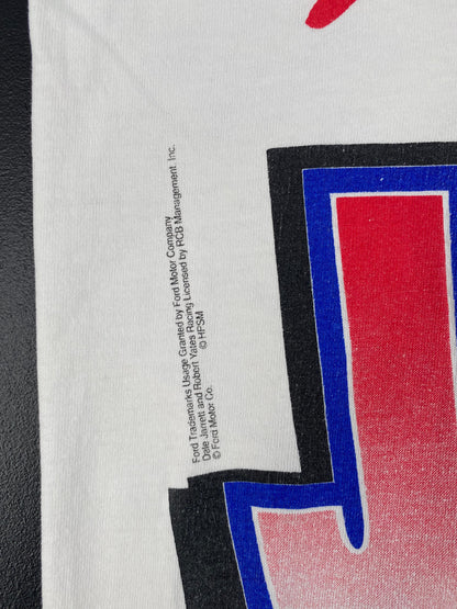 90's DALE JARRETT x FORD Made in USA Size L Vintage Racing T-Shirt / E3040T