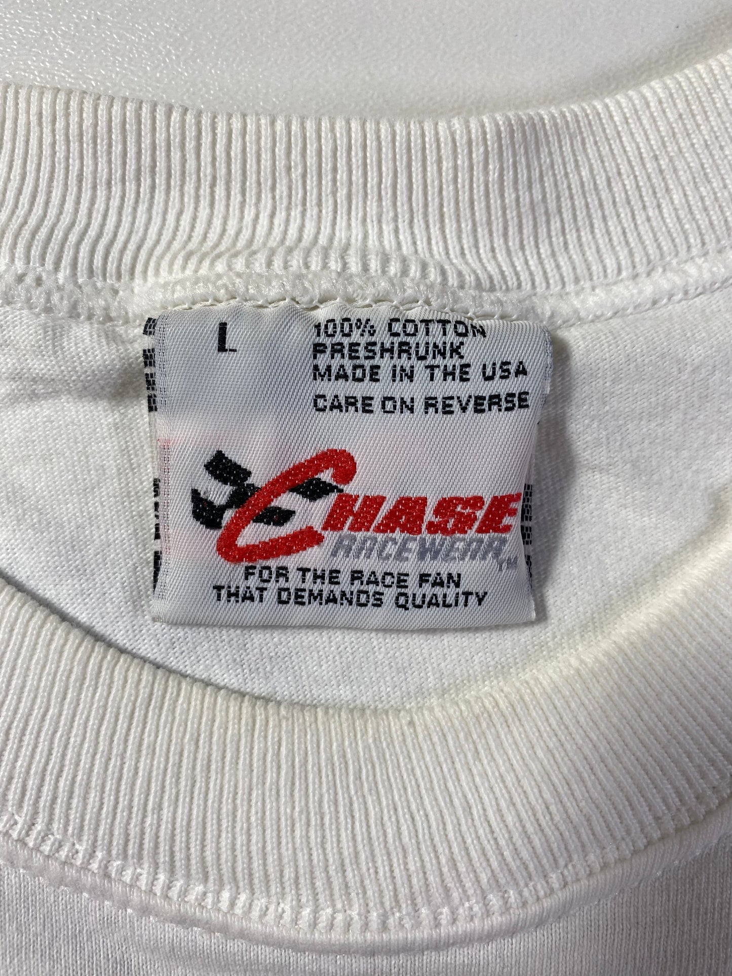 90's DALE JARRETT x FORD Made in USA Size L Vintage Racing T-Shirt / E3040T