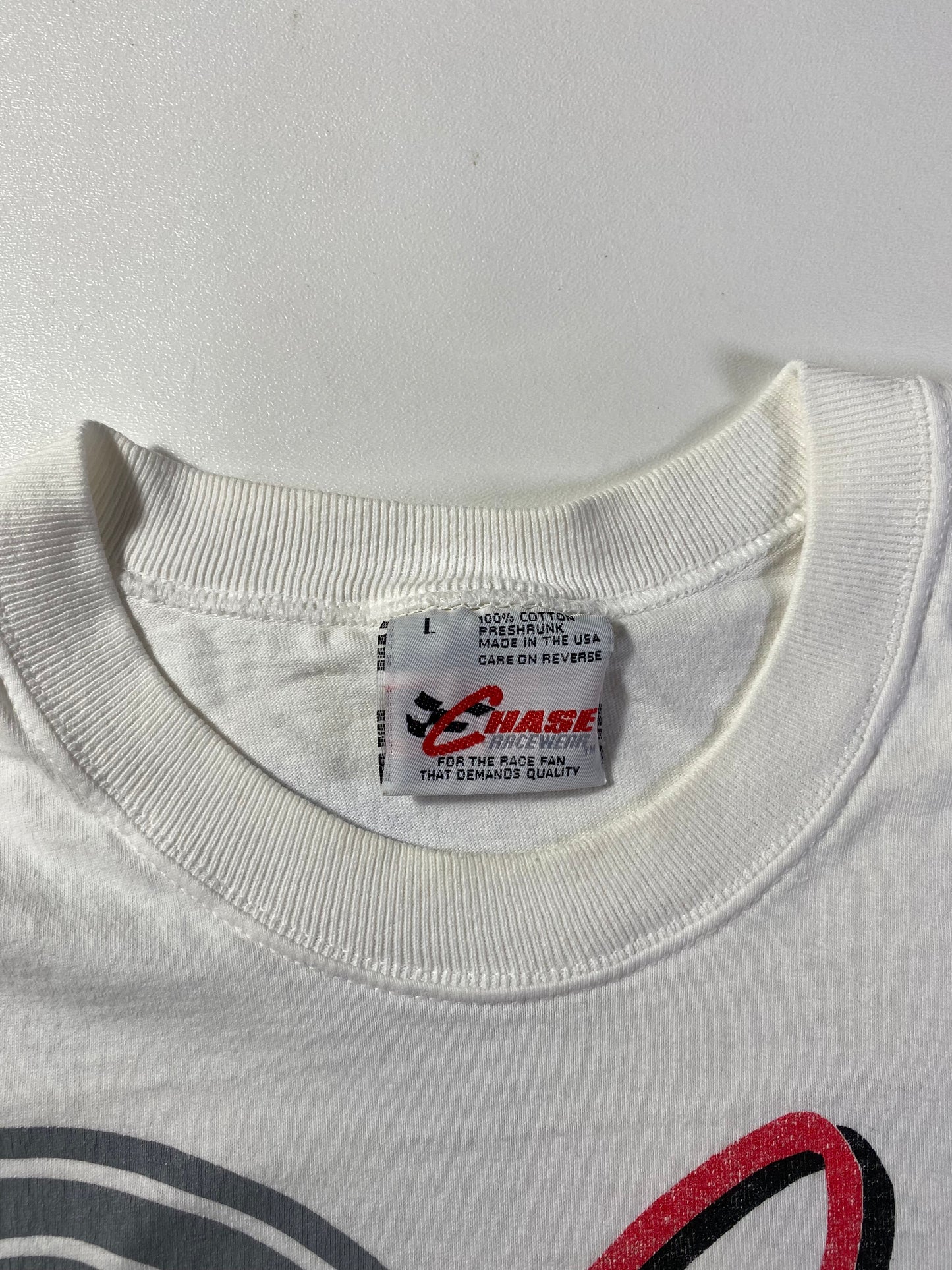 90's DALE JARRETT x FORD Made in USA Size L Vintage Racing T-Shirt / E3040T