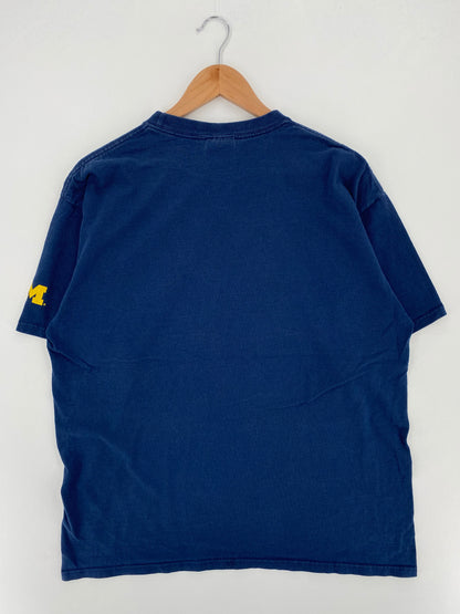 90's NIKE MICHIGAN Size L Vintage College T-Shirt / A3344