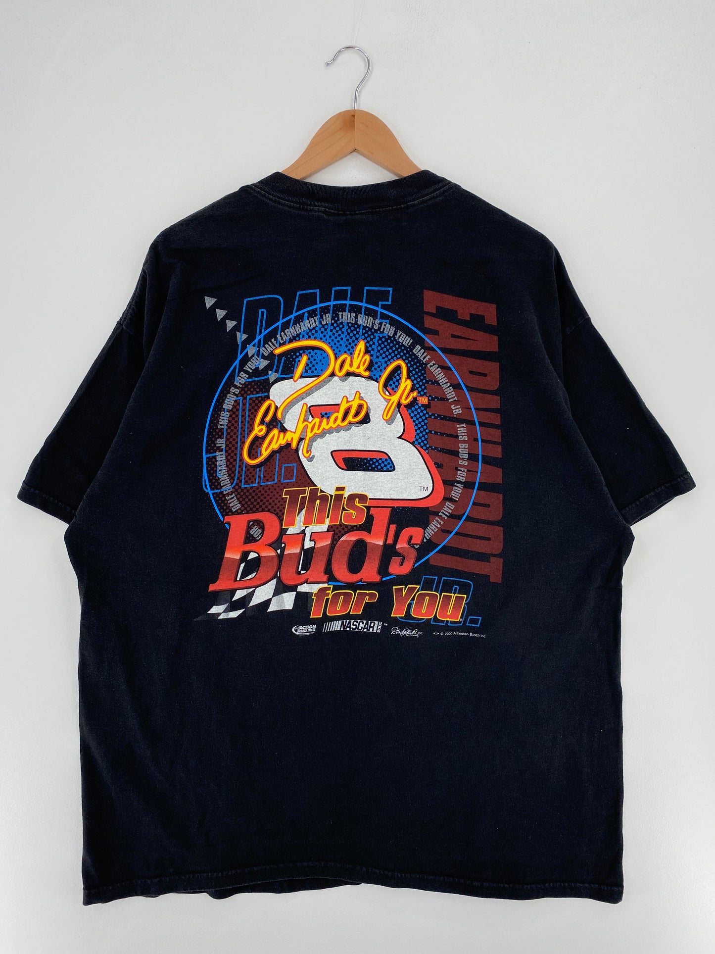 2000 NASCAR DALE EARNHARDT Size XL Vintage Racing T-Shirt / E3039T