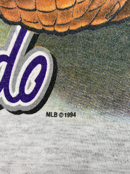 1994 SALEM x COLORADO ROCKIES Made in USA Size L Vintage MLB T-Shirt / A8138