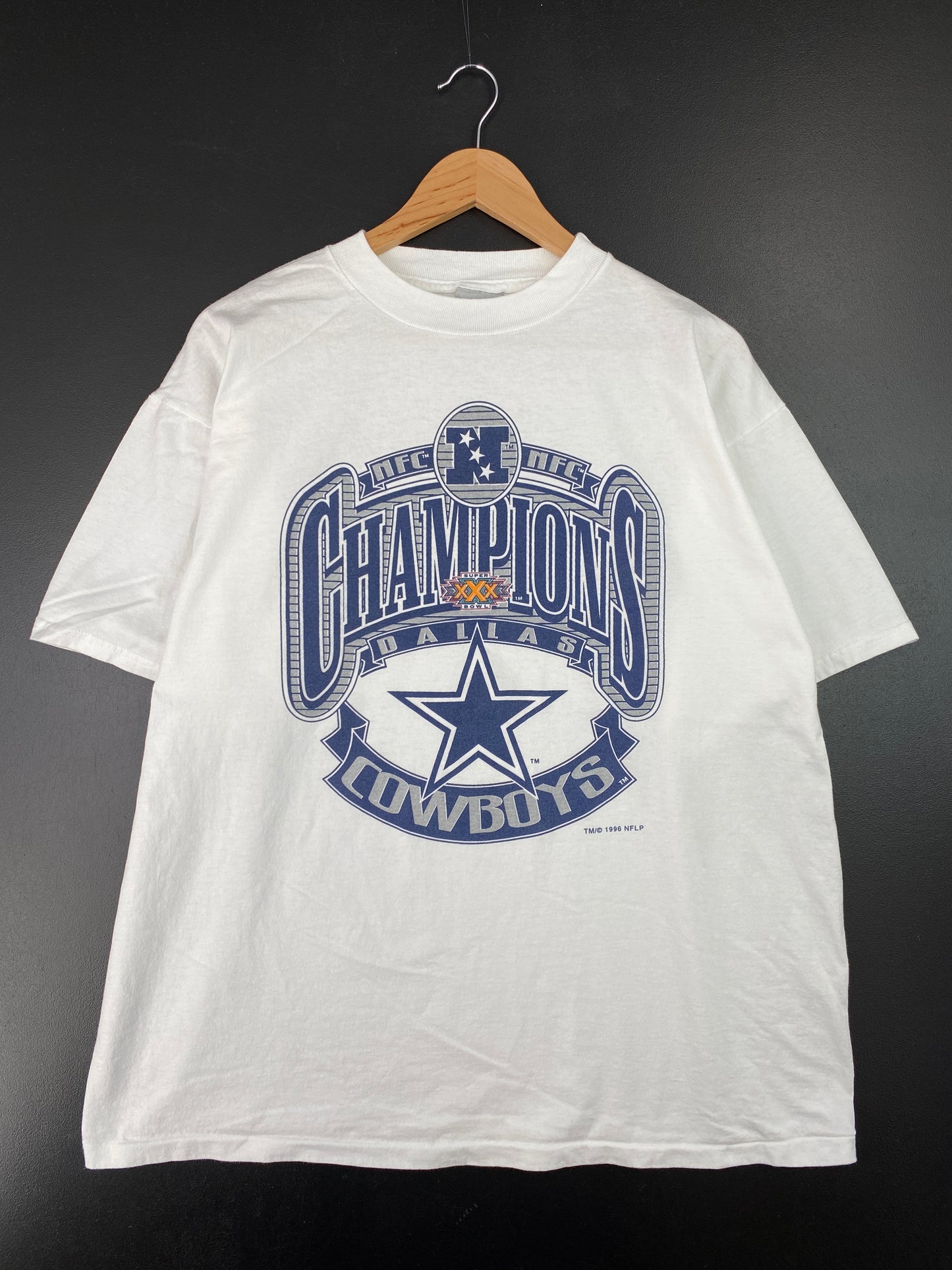 1996 DALLAS COWBOYS Size XL Vintage NFL T-Shirt / A8142