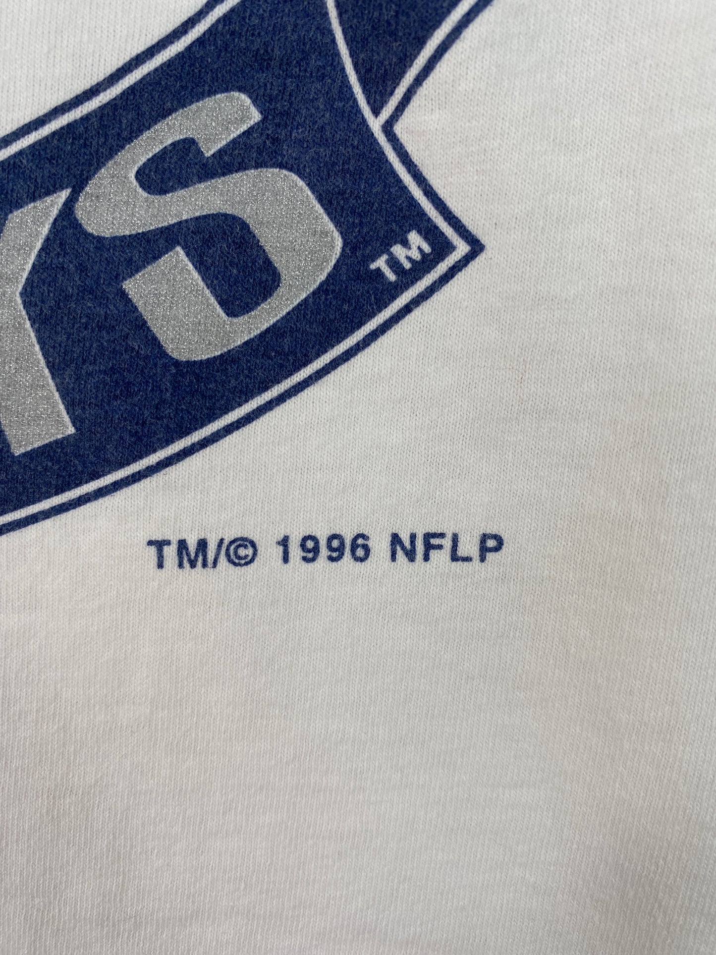 1996 DALLAS COWBOYS Size XL Vintage NFL T-Shirt / A8142