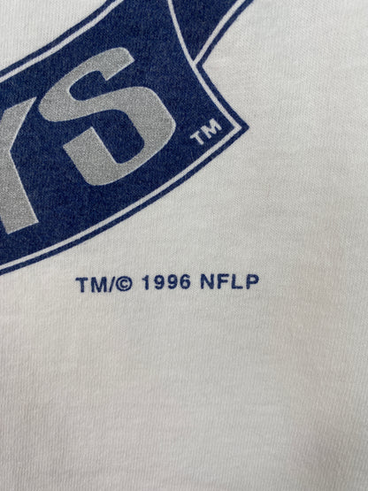 1996 DALLAS COWBOYS Size XL Vintage NFL T-Shirt / A8142