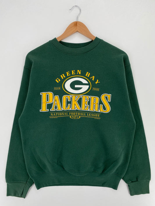 1999 GREEN BAY PACKERS Made in USA Size XL Vintage NFL Sweat-Shirt / A3364