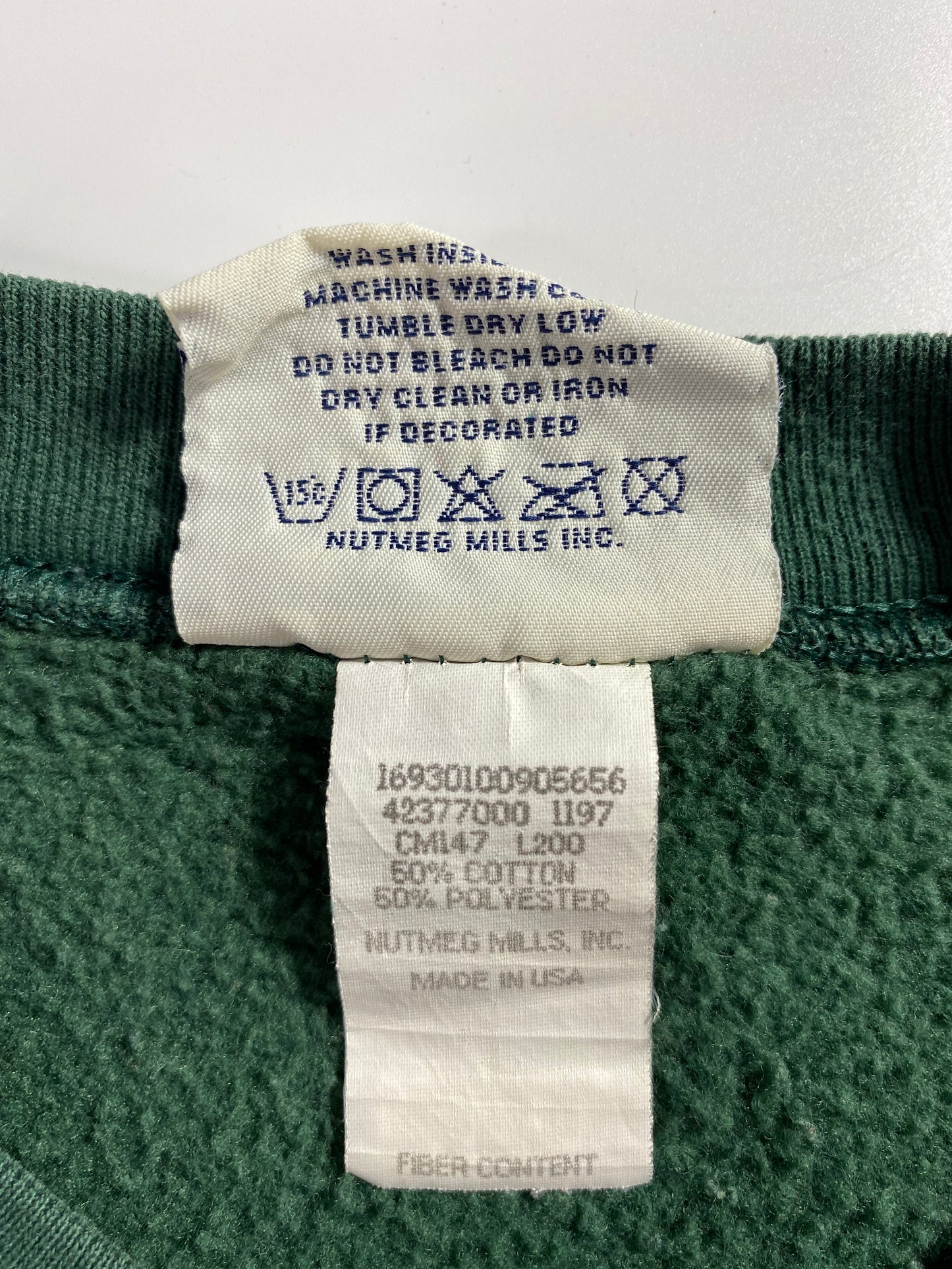 1999 GREEN BAY PACKERS Made in USA Size XL Vintage NFL Sweat-Shirt / A3364