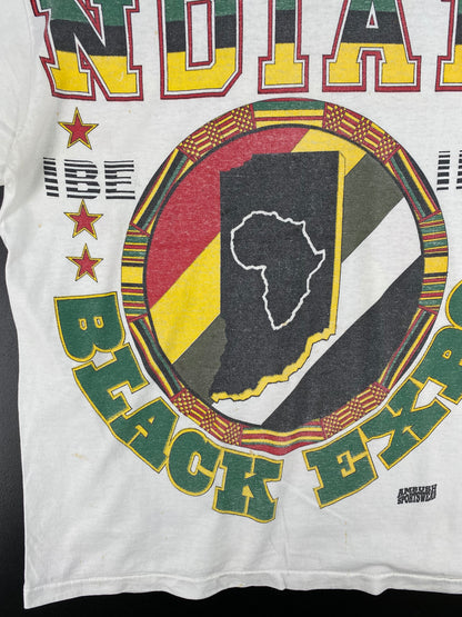 90's INDIANA BLACK EXPO Size L Vintage T-Shirt / A3370