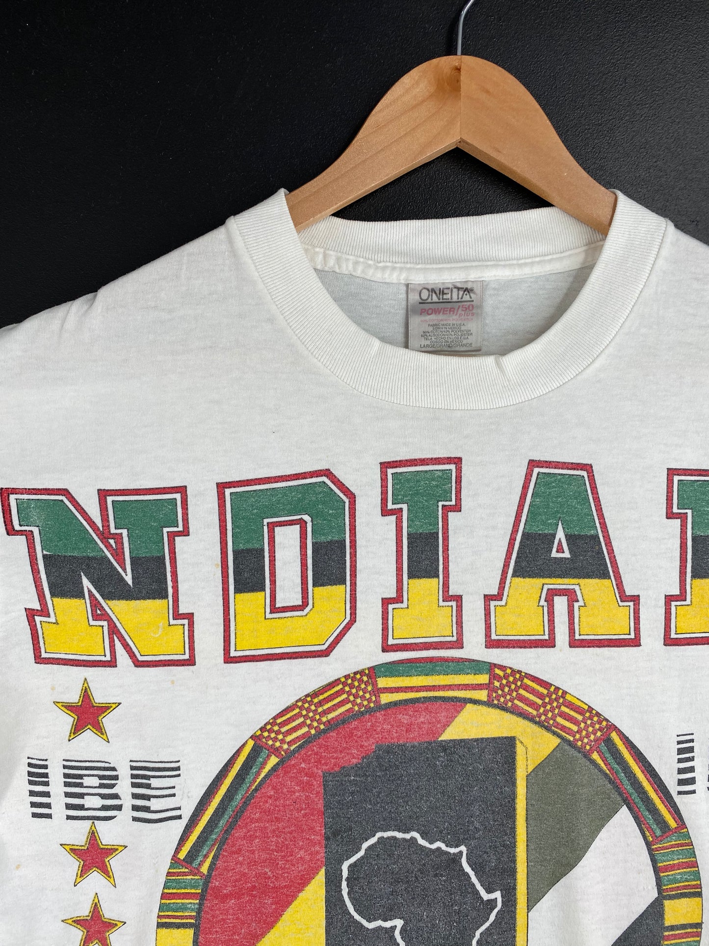 90's INDIANA BLACK EXPO Size L Vintage T-Shirt / A3370