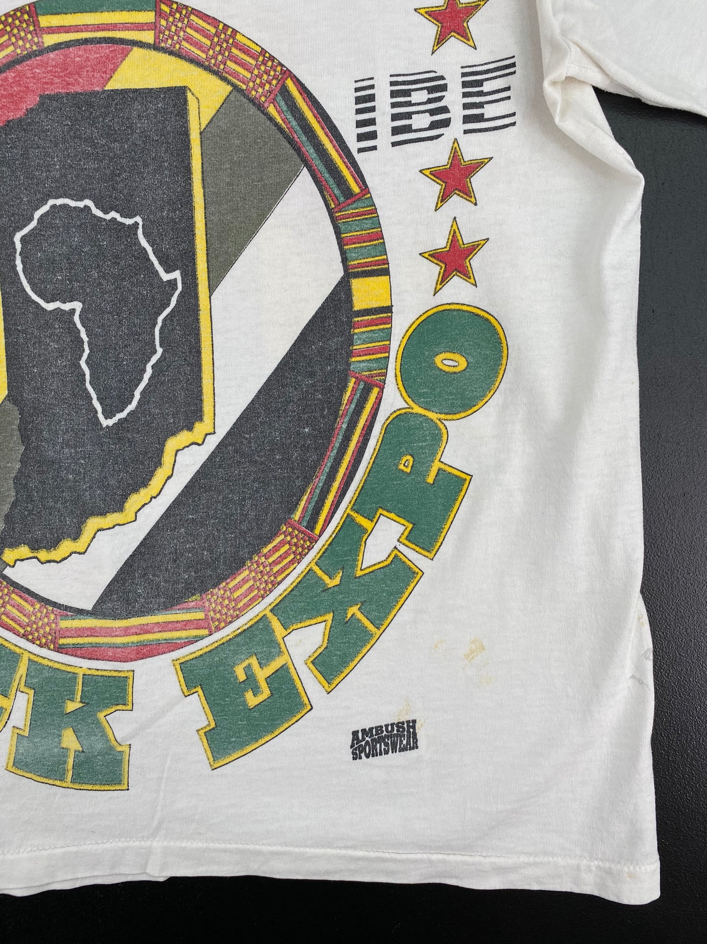 90's INDIANA BLACK EXPO Size L Vintage T-Shirt / A3370