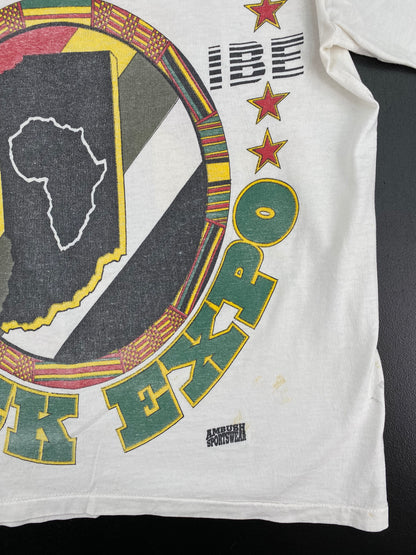 90's INDIANA BLACK EXPO Size L Vintage T-Shirt / A3370