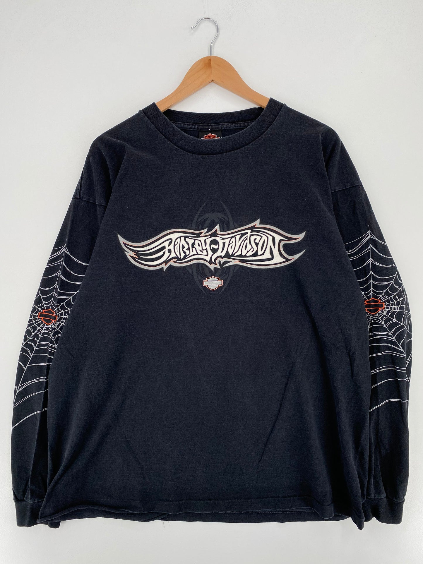 2003 HARLEY DAVIDSON Made in USA Size XXL Vintage Long Sleeve T-Shirt / A3374