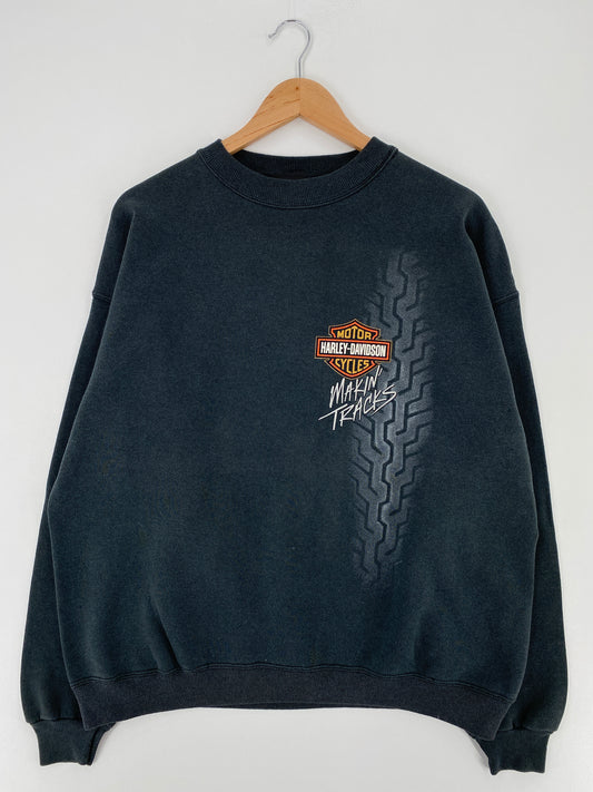 1995 HARLEY DAVIDSON Made in USA Size XXL Vintage Sweat-shirt / A3433