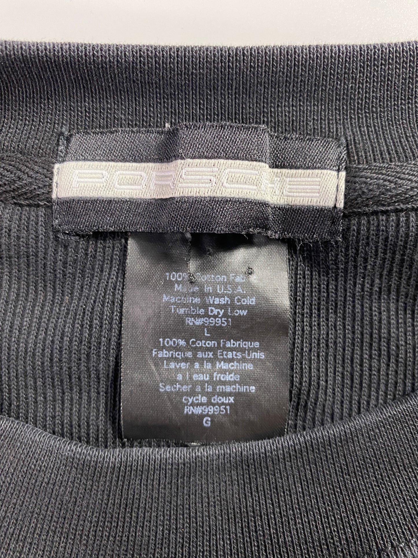 90's PORSCHE Made in USA Size L Vintage Sweat-shirt / A3436