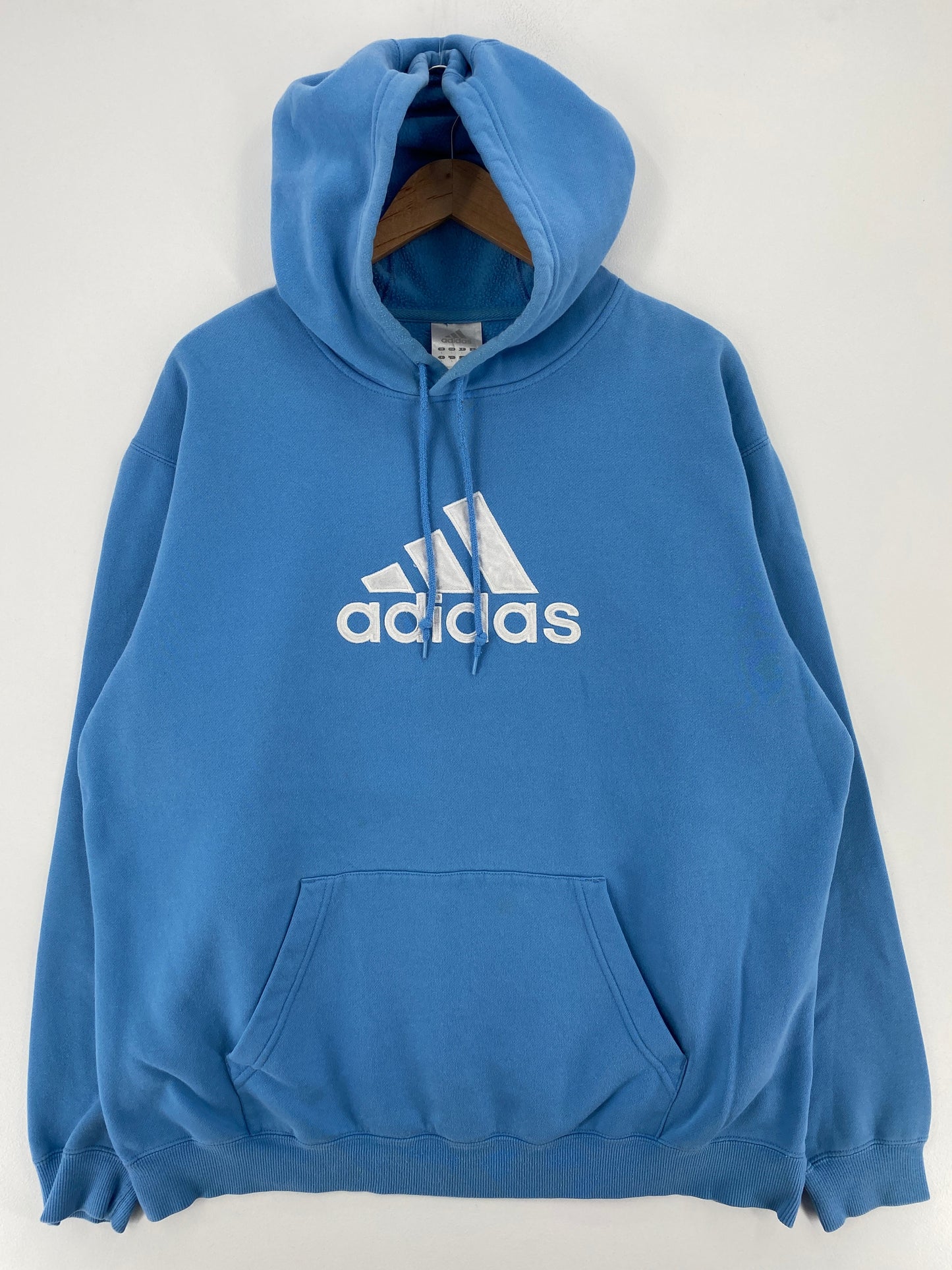 90's ADIDAS Size L Vintage Hoodie Sweat-shirt / E3810S