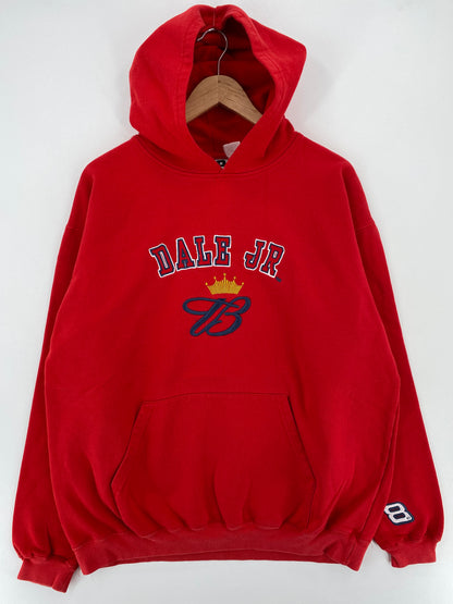 Vintage DALE EARNHARDT JR Size L Racing Hoodie Sweat-shirt / A3438