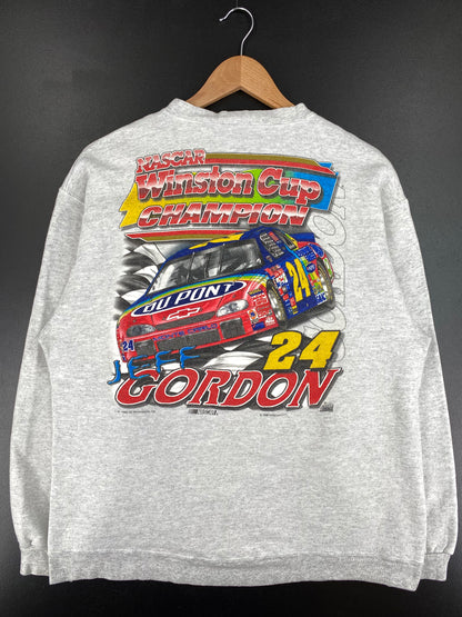 1998 NASCAR JEFF GORDON Size L Vintage Racing Sweat-Shirt / A2976