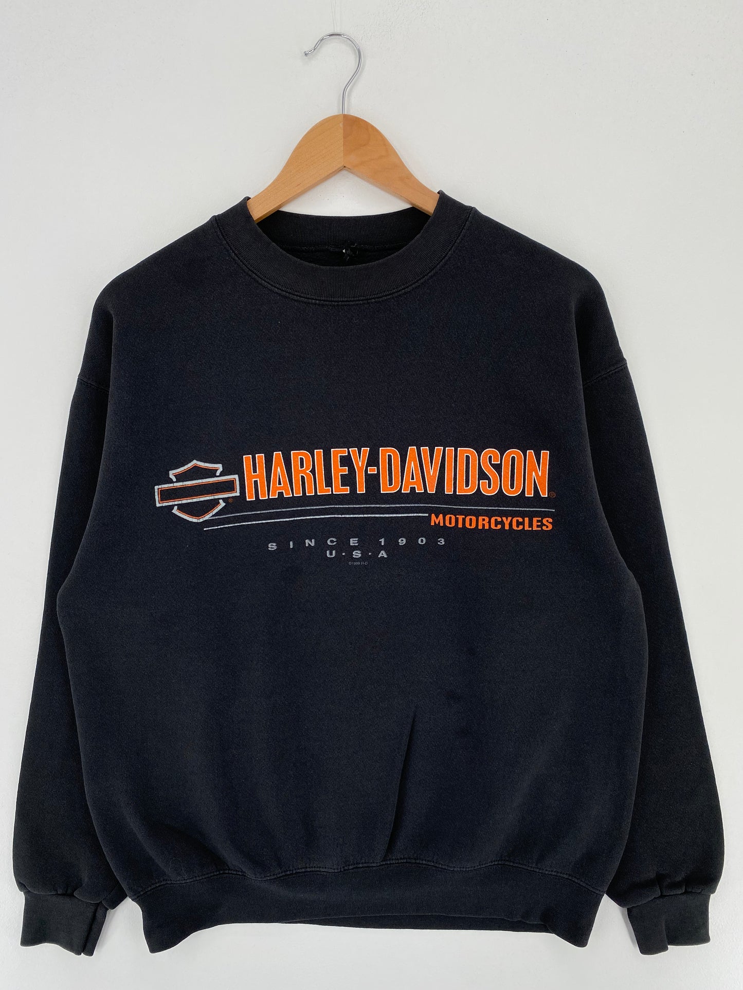 1999 HARLEY DAVIDSON Size No Tag (Approx.L) Vintage Sweat-shirt / A3140