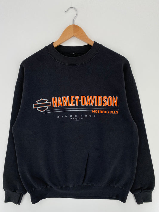 1999 HARLEY DAVIDSON Size No Tag (Approx.L) Vintage Sweat-shirt / A3140