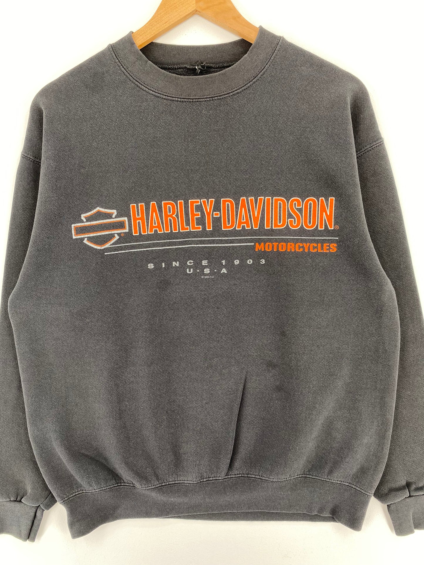 1999 HARLEY DAVIDSON Size No Tag (Approx.L) Vintage Sweat-shirt / A3140