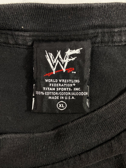 1998 AUSTIN 3:16 Made in USA Size XL Vintage WWE T-Shirts / A3715