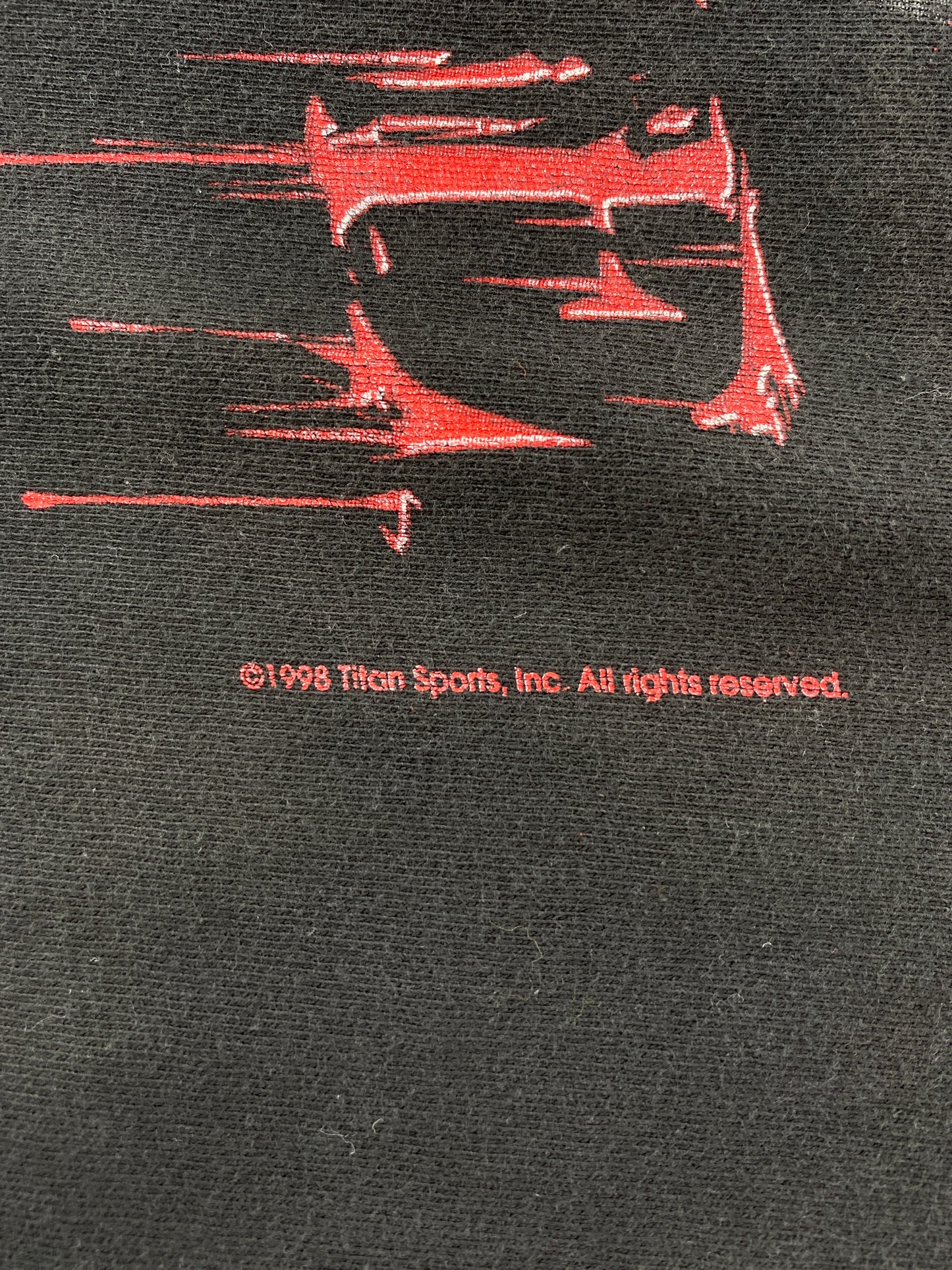 1998 AUSTIN 3:16 Made in USA Size XL Vintage WWE T-Shirts / A3715