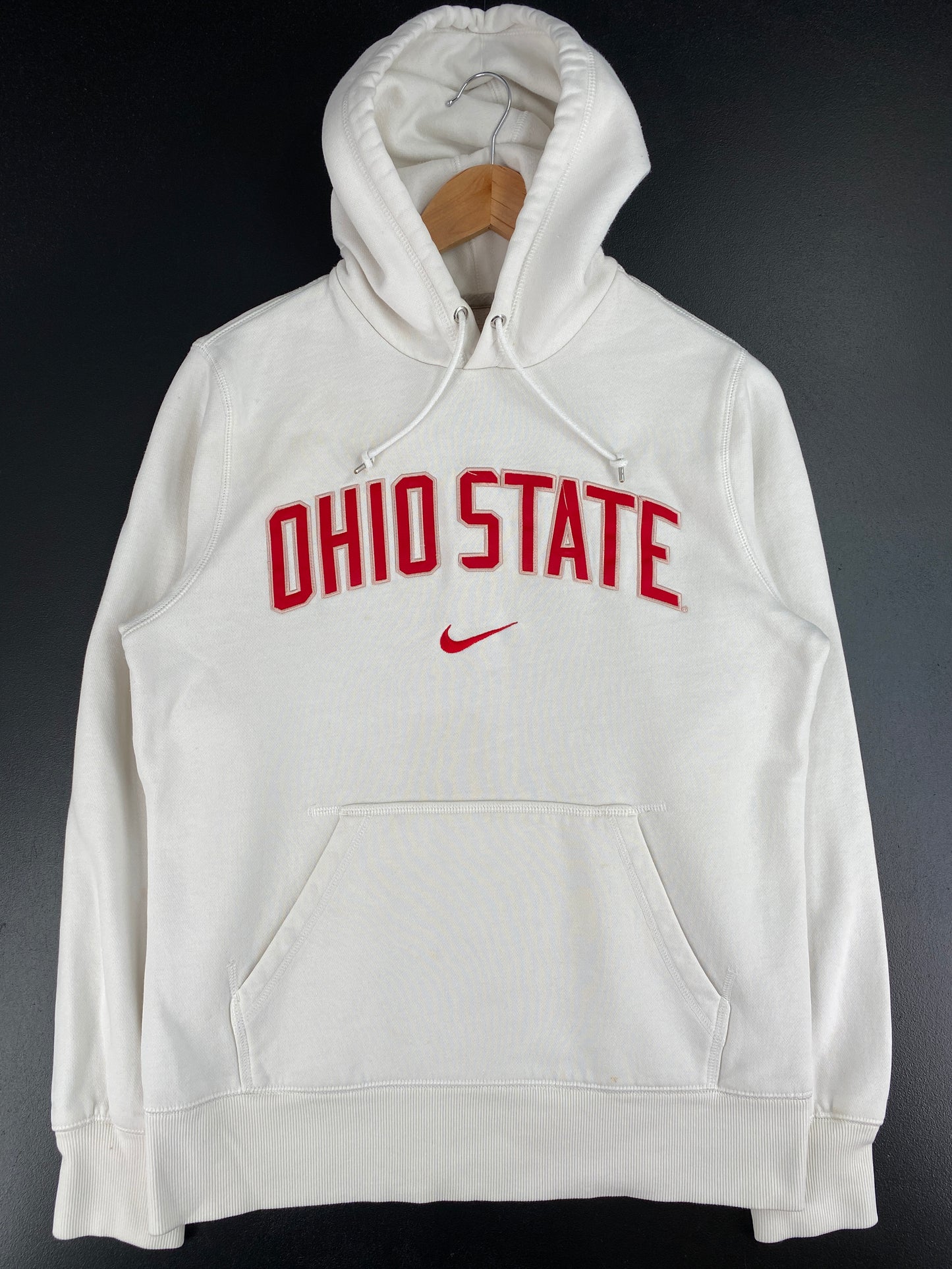 Vintage NIKE OHIO STATE Size M Vintage College Hoodie Sweat Shirts / A3720
