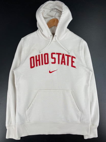 Vintage NIKE OHIO STATE Size M Vintage College Hoodie Sweat Shirts / A3720