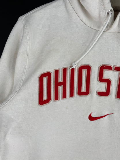 Vintage NIKE OHIO STATE Size M Vintage College Hoodie Sweat Shirts / A3720