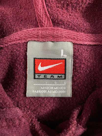 00' NIKE ARIZONA STATE Size L Vintage College Hoodie Sweat Shirts / A3723