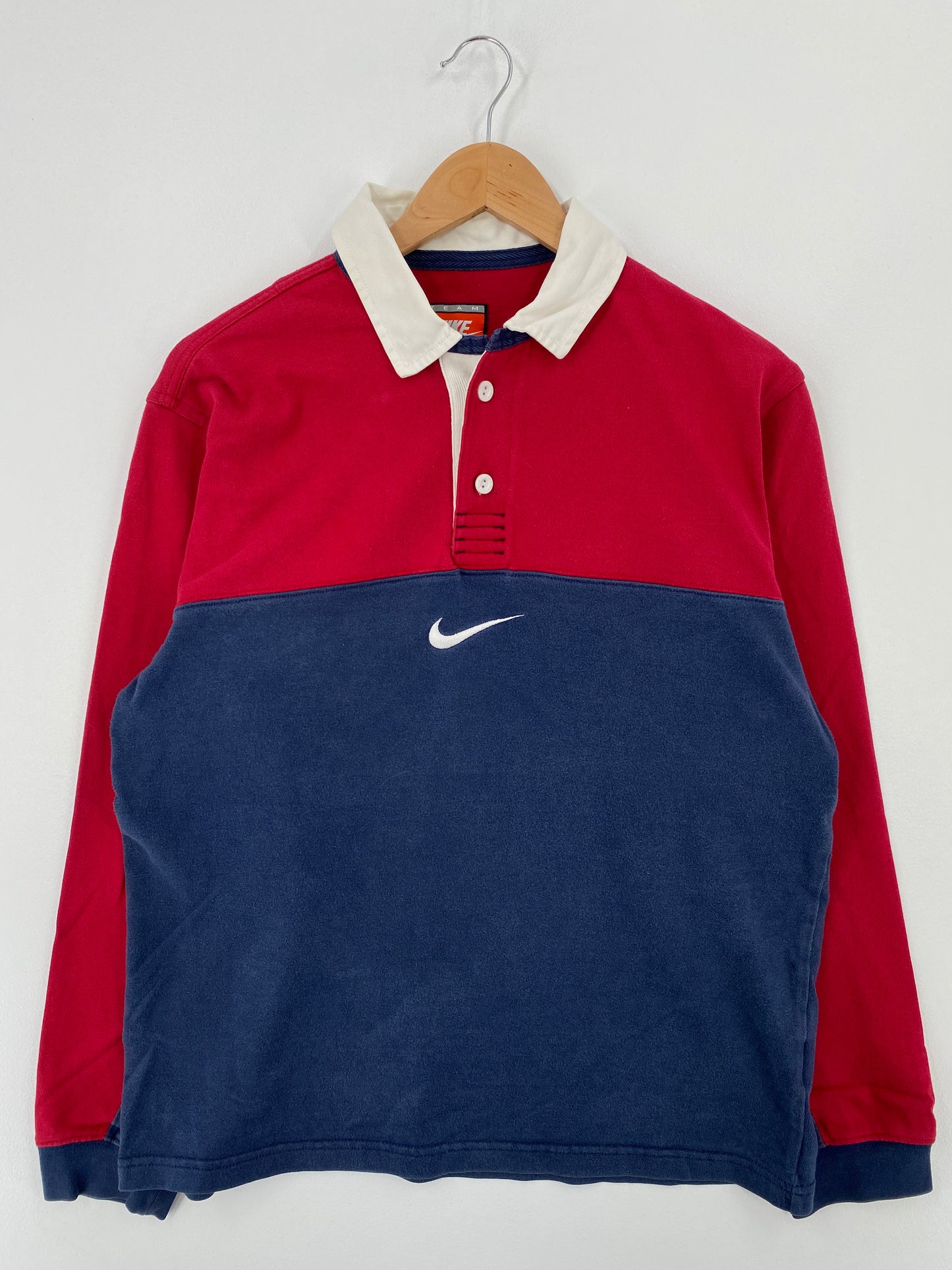 90's NIKE Size M Vintage Rugby-Shirts / A9314
