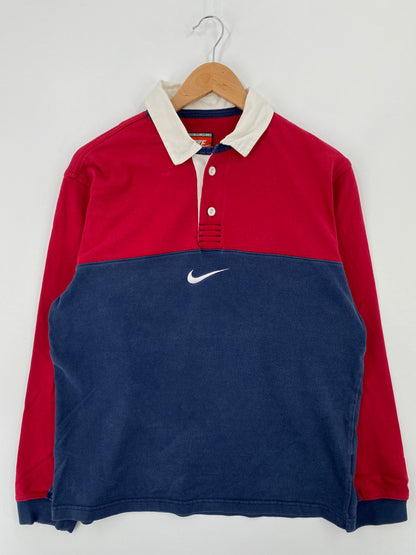 90's NIKE Size M Vintage Rugby-Shirts / A9314