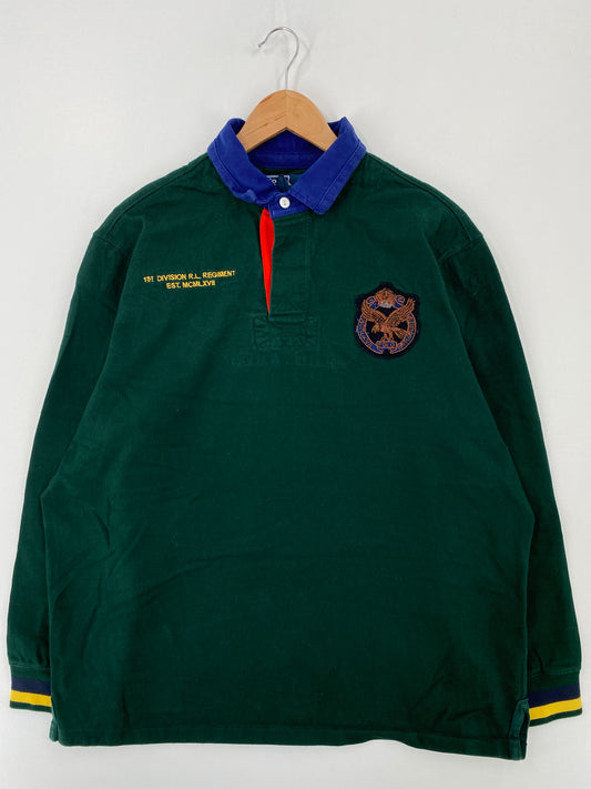 90's POLO RALPH LAUREN Size L Vintage Rugby-Shirts / A9315