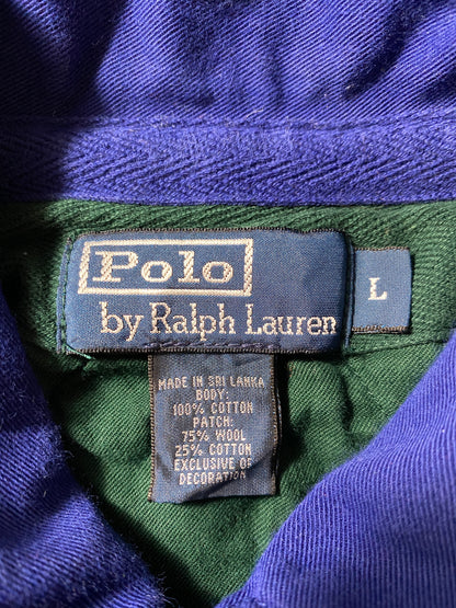 90's POLO RALPH LAUREN Size L Vintage Rugby-Shirts / A9315