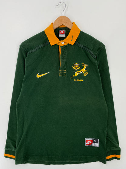 90's NIKE SOUTH AFRICA Size M Vintage Rugby-Shirts / A9316