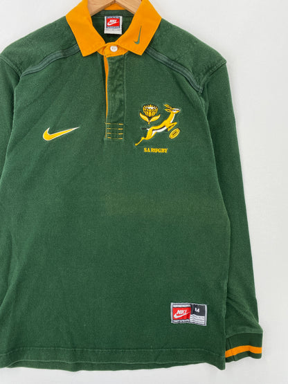 90's NIKE SOUTH AFRICA Size M Vintage Rugby-Shirts / A9316
