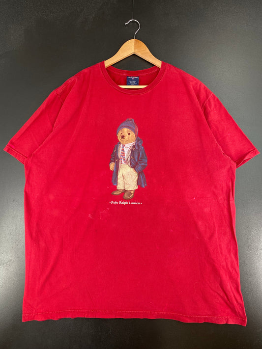 90's POLO BEAR POLO SPORTS RALPH LAUREN Size XXL Vintage T-Shirt / E5027T