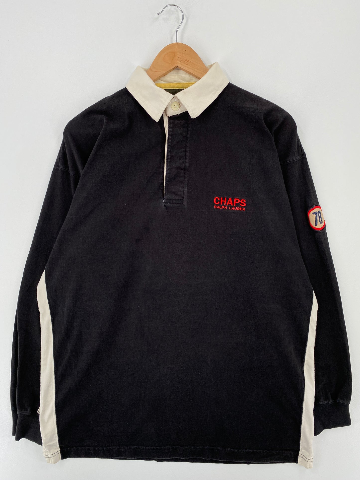 90's CHAPS RALPH LAUREN Size L Vintage Rugby-Shirts / A9317